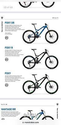Mondraker Foxy Full Suspension Mountain Bike 27.5 Size LARGE (Fox, RockShox)
