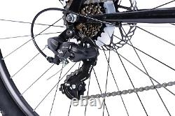 Vélo de montagne Wildtrak, adulte, 27,5 pouces, 21 vitesses, changement de vitesse Shimano, noir