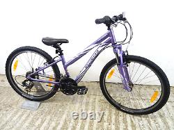 Vélo de montagne hybride Specialized Hotrock 24 FS pour filles, 12,5 pouces en alliage A1, en très bon état.