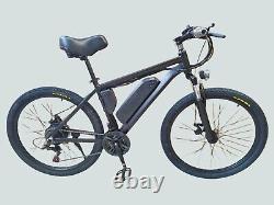 Vélo électrique de montagne Ebike VTT 26 fiable 250w 10Ah Assistance à la manette et aux pédales