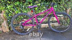 Vélo tout-terrain (ATB) Cuda Trace 24 en alliage pour filles, violet, 7 vitesses