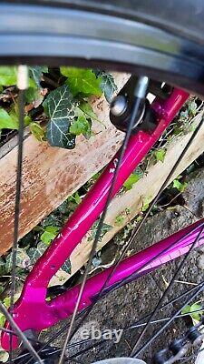 Vélo tout-terrain (ATB) Cuda Trace 24 en alliage pour filles, violet, 7 vitesses