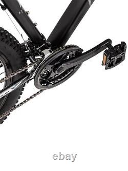 Vélo tout-terrain Barracuda Rock, noir mat, 21 vitesses, taille moyenne de 27,5'' x 17,5