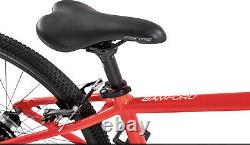 Vélo tout-terrain (VTT) pour enfants avec roues de 26 pouces, en alliage, couleur rouge, marque Bamford, 7 vitesses, mixte.